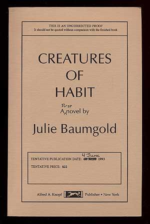 Bild des Verkufers fr Creatures of Habit zum Verkauf von Between the Covers-Rare Books, Inc. ABAA