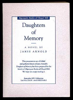 Seller image for Daughters of Memory for sale by Between the Covers-Rare Books, Inc. ABAA