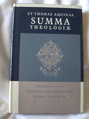 Summa Theologiae; Volume 3:Knowing and Naming God