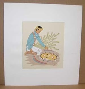 Seller image for Navaho Boy Painting. for sale by Wittenborn Art Books