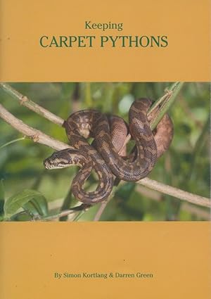 Imagen del vendedor de Keeping Carpet Pythons a la venta por Frank's Duplicate Books