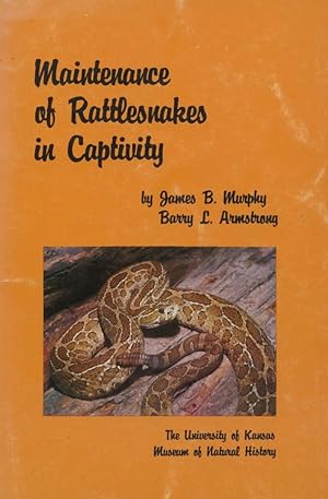 Seller image for Maintenance of Rattlesnakes in Captivity. for sale by Frank's Duplicate Books
