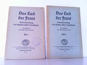 Image du vendeur pour Das Lied der Front. Liedersammlung des Grodeutschen Rundfunks. Hier Heft 1 und Heft 2. mis en vente par Antiquariat Ehbrecht - Preis inkl. MwSt.