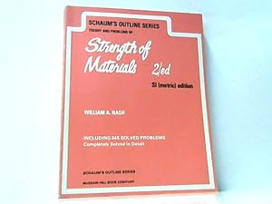 Seller image for Schaum's Outline Of Theory And Problems Of Strength Of Materials. 2/ed Edition. SI ( metric ) edition. for sale by Antiquariat Ehbrecht - Preis inkl. MwSt.