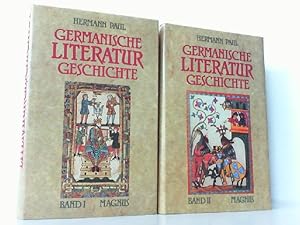 Bild des Verkufers fr Germanische Literaturgeschichte. Hier 2 Bnde komplett. zum Verkauf von Antiquariat Ehbrecht - Preis inkl. MwSt.
