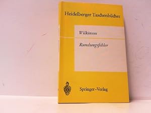 Bild des Verkufers fr Rundungsfehler. Aus dem Englischen bertragen von G. Goos. (Reihe: Heidelberger Taschenbcher, Band 44). zum Verkauf von Antiquariat Ehbrecht - Preis inkl. MwSt.