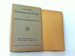 Bild des Verkufers fr Lehrbuch der Physik.1. Band, Erste Abteilung: Mechanik und Memethoden. zum Verkauf von Antiquariat Ehbrecht - Preis inkl. MwSt.