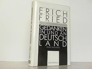 Imagen del vendedor de Gedanken in und an Deutschland. Essays und Reden. a la venta por Antiquariat Ehbrecht - Preis inkl. MwSt.