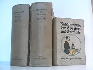 Image du vendeur pour Meisterwerk der Speisen und Getrnke. Franzsisch-Deutsch-Englisch (und andere Sprachen) Band 1 und 2. / Rechtsschreibung der Speisen und Getrnke. Alphabetisches Fachlexikon. Zusammen 3 Bnde. mis en vente par Antiquariat Ehbrecht - Preis inkl. MwSt.