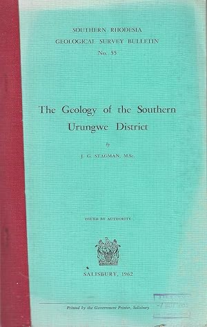 Seller image for The Geology of the Southern Urungwe District. for sale by Tinakori Books