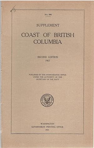 Supplement Coast of British Columbia. Second Edition 1907.