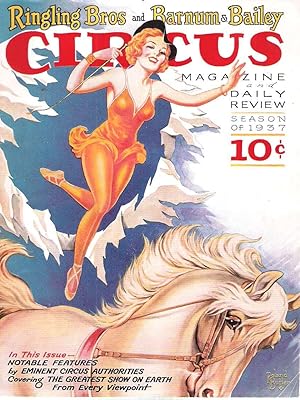 Image du vendeur pour Ringling Bros and Barnum & Bailey Circus Magazine and Daily Review, Season of 1937 mis en vente par Hyde Brothers, Booksellers