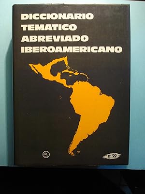 Imagen del vendedor de DICCIONARIO TEMTICO ABREVIADO IBEROAMERICANO a la venta por Ernesto Julin Friedenthal