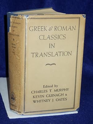 Imagen del vendedor de Greek and Roman Classics in Translation a la venta por Gil's Book Loft