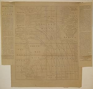 Bild des Verkufers fr A New and Correct Chart of the Western and Southern Oceans Showing the Variations of the Compass. zum Verkauf von Argosy Book Store, ABAA, ILAB