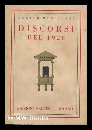 Seller image for Discorsi Del 1928 / Benito Mussolini for sale by MW Books Ltd.