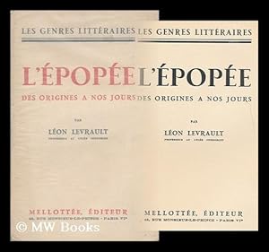 Seller image for L'Epopee : Evolution Du Genre / Par Leon Levrault for sale by MW Books Ltd.