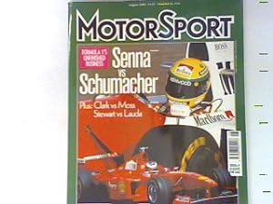 Image du vendeur pour Senna vs Schumacher. - 8. Heft 2000 - Motor Sport. mis en vente par books4less (Versandantiquariat Petra Gros GmbH & Co. KG)