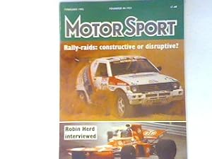 Seller image for Rally-raids: constructive or disruptive. - 2. Heft 1992 - Motor Sport. for sale by books4less (Versandantiquariat Petra Gros GmbH & Co. KG)