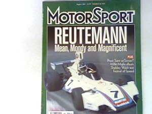 Image du vendeur pour Reutemann - Mean, Moody and Magnificent. - 8. Heft 2001 - Motor Sport. mis en vente par books4less (Versandantiquariat Petra Gros GmbH & Co. KG)