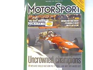 Bild des Verkufers fr Uncrowned champions - six men who should have won the F1 title - and why they missed out. - 3. Heft 2003 - Motor Sport. zum Verkauf von books4less (Versandantiquariat Petra Gros GmbH & Co. KG)