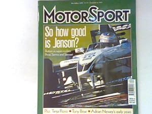 Image du vendeur pour So how good is Jenson - Button vs super-rookies Prost, Senna and Stewart. - 12. Heft 2000 - Motor Sport. mis en vente par books4less (Versandantiquariat Petra Gros GmbH & Co. KG)