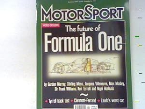 Image du vendeur pour The future of Formula One. - 1. Heft 2000 - Motor Sport. mis en vente par books4less (Versandantiquariat Petra Gros GmbH & Co. KG)