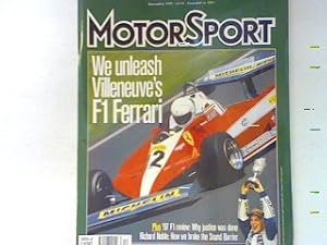 Seller image for We unleash Villeneuve s F1 Ferrari. - 12. Heft 1997 - Motor Sport. for sale by books4less (Versandantiquariat Petra Gros GmbH & Co. KG)