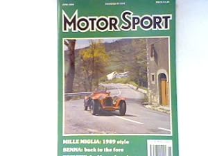 Seller image for Senna: back to the fore - Mille Miglia: 1989 style - 6. Heft 1989 - Motor Sport. for sale by books4less (Versandantiquariat Petra Gros GmbH & Co. KG)