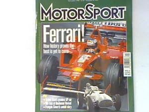 Image du vendeur pour Ferrari - How history proves the best is yet to come. - 11. Heft 1998 - Motor Sport. mis en vente par books4less (Versandantiquariat Petra Gros GmbH & Co. KG)