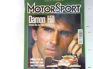 Image du vendeur pour Damon Hill - Formula One, my father and the future. - 12. Heft 1999 - Motor Sport. mis en vente par books4less (Versandantiquariat Petra Gros GmbH & Co. KG)