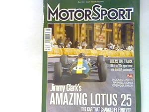 Image du vendeur pour Jimmy Clark s amazing Lotus 25 - The car that changed F1 forever - 5. Heft 2002 - Motor Sport. mis en vente par books4less (Versandantiquariat Petra Gros GmbH & Co. KG)