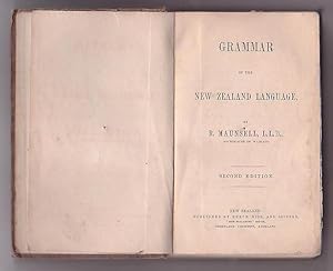 Seller image for Grammar of the New Zealand Language for sale by Renaissance Books, ANZAAB / ILAB