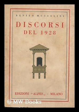 Seller image for Discorsi Del 1928 / Benito Mussolini for sale by MW Books