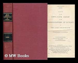 Imagen del vendedor de Copy of the Fifty-Ninth Report of the Commissioners in Lunacy to the Lord Chancellor a la venta por MW Books