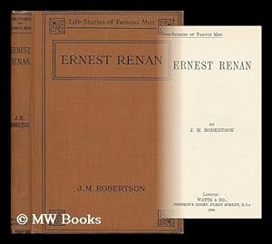 Seller image for Ernest Renan / John Mackinnon Robertson for sale by MW Books
