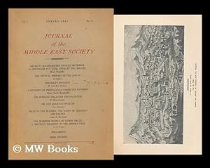 Seller image for Journal of the Middle East Society : Spring 1947, Vol. 1, No. 2 for sale by MW Books