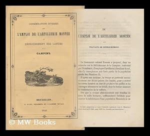 Imagen del vendedor de Considerations Diverses Sur L'Emploi De L'Artillerie Montee Au Defrichement Des Landes De La Campine a la venta por MW Books