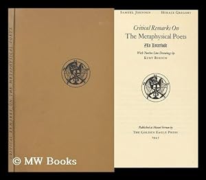 Seller image for Critical Remarks on the Metaphysical Poets for sale by MW Books