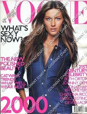 VOGUE LONDON. JANUARY 2000. N° 2418. VOLUME 166. PEOPLE IN VOGUE. ON THE CATWALK. NEW YORK TO MIL...