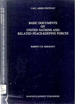 Imagen del vendedor de Basic Documents on United Nations and Related Peace-Keeping Forces a la venta por Mike's Library LLC