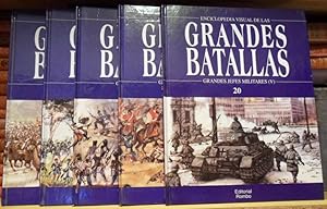 Enciclopedia visual de las grandes batallas. Grandes jefes militares.Tomos 17, 18y 20( 5 tomos)