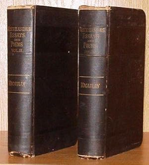 Critical, Historical, and Miscellaneous Essays and Poems, Vols. 2 and 3