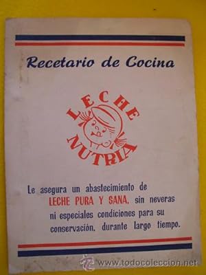 RECETARIO DE COCINA. Leche Nutria