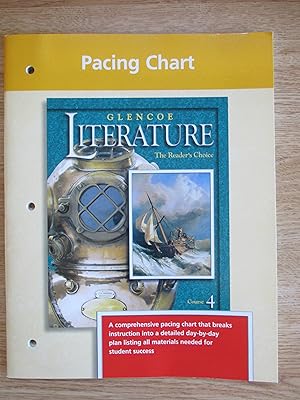 Imagen del vendedor de Glencoe Literature The Reader's Choice Pacing Chart Course 4 a la venta por Stillwaters Environmental Ctr of the Great Peninsula Conservancy