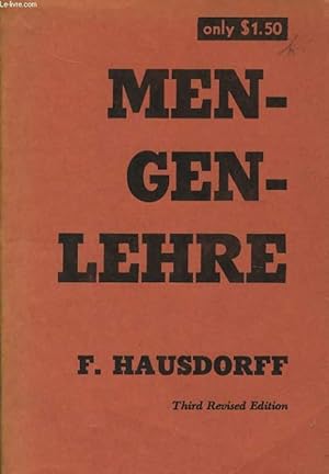 Seller image for MENGENLEHRE for sale by Le-Livre