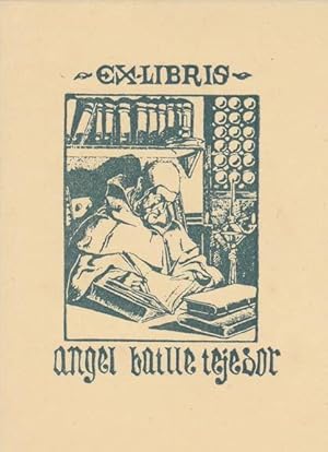 EX-LIBRIS DE ANGEL BATLLE Y TEJEDOR