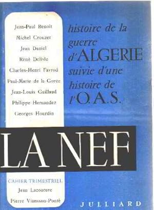 La nef nouvelle serie n° special cahier n° 12-13 histoire de la guerre d'algerie suivie d'une his...