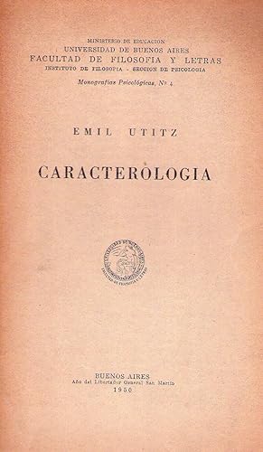 CARACTEROLOGIA