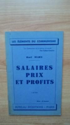 Image du vendeur pour SALAIRES PRIX ET PROFITS mis en vente par KEMOLA